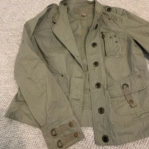 Army green lightweight jacket